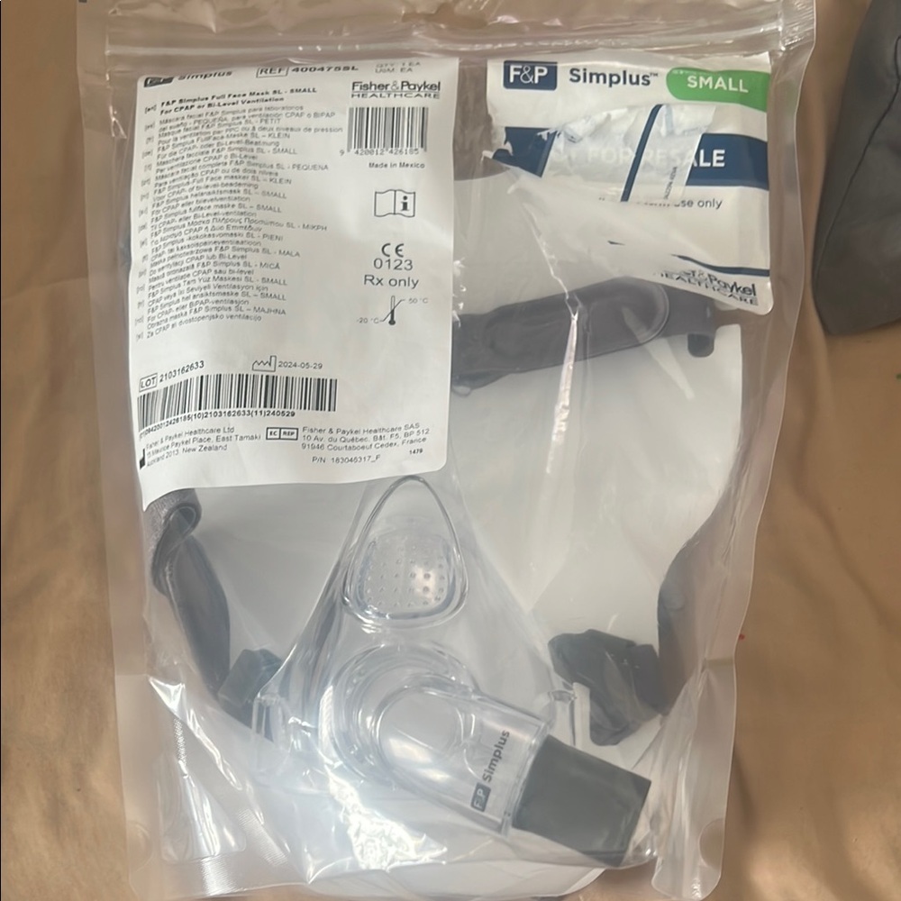 Simplus Small Mask - Clear